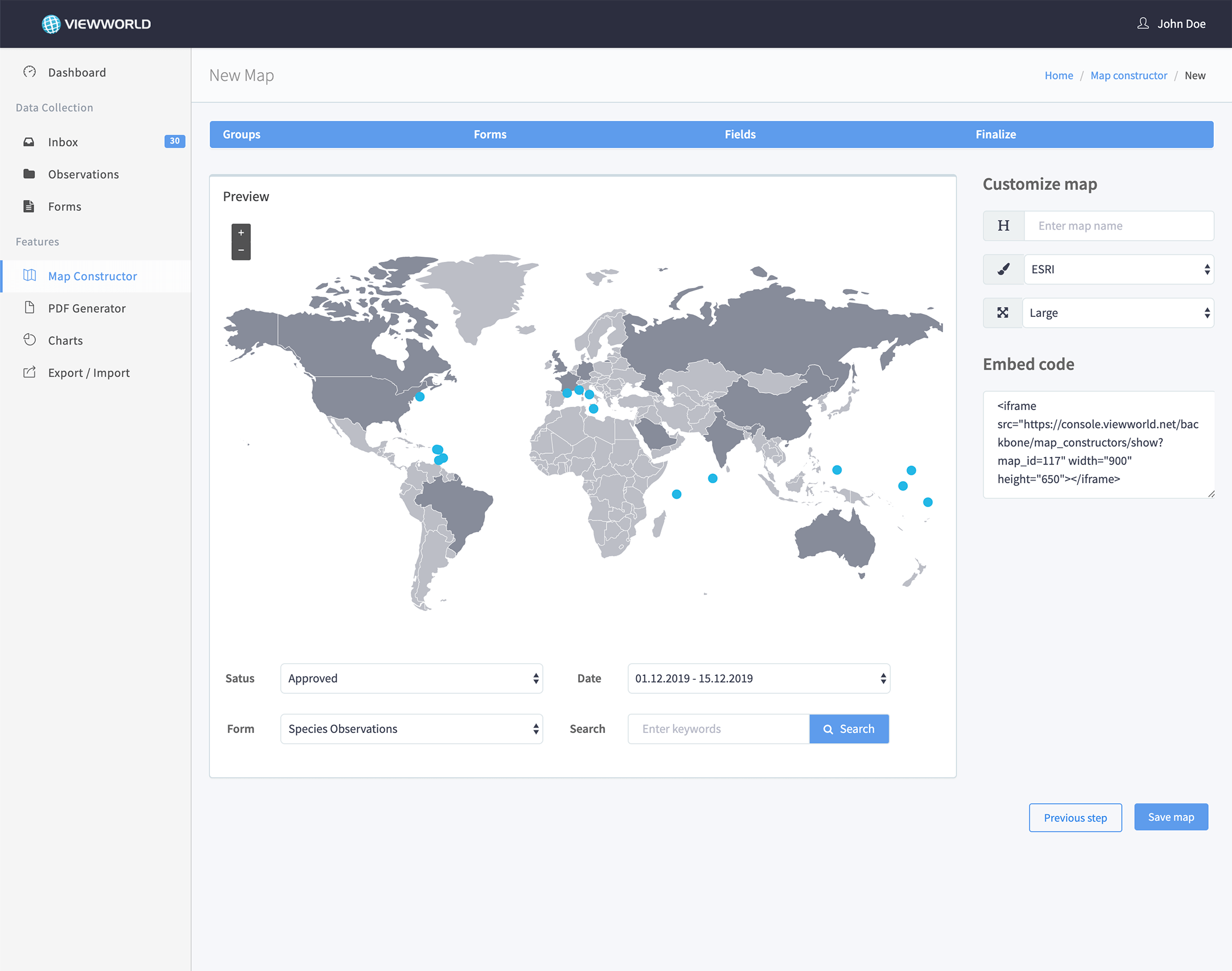 Viewworld - Map Constructor Screenshot